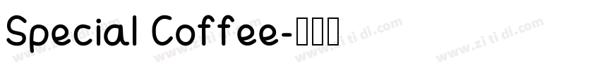 Special Coffee字体转换